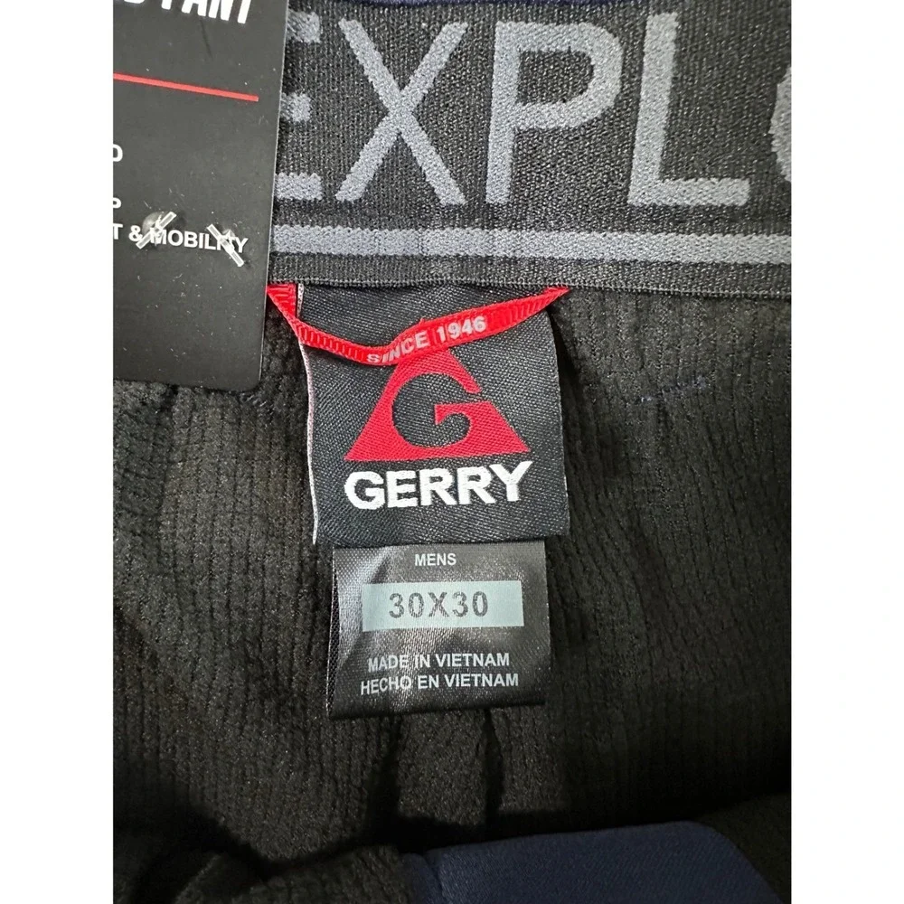 Gerry Venture Fleece Lined Performance Stretch Pants Men's 30x30 Blue NEW - Picture 3 of 14